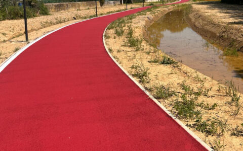 Resineture piste ciclabile