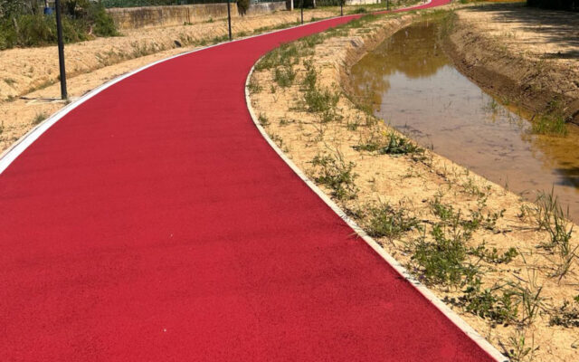 Resineture piste ciclabile