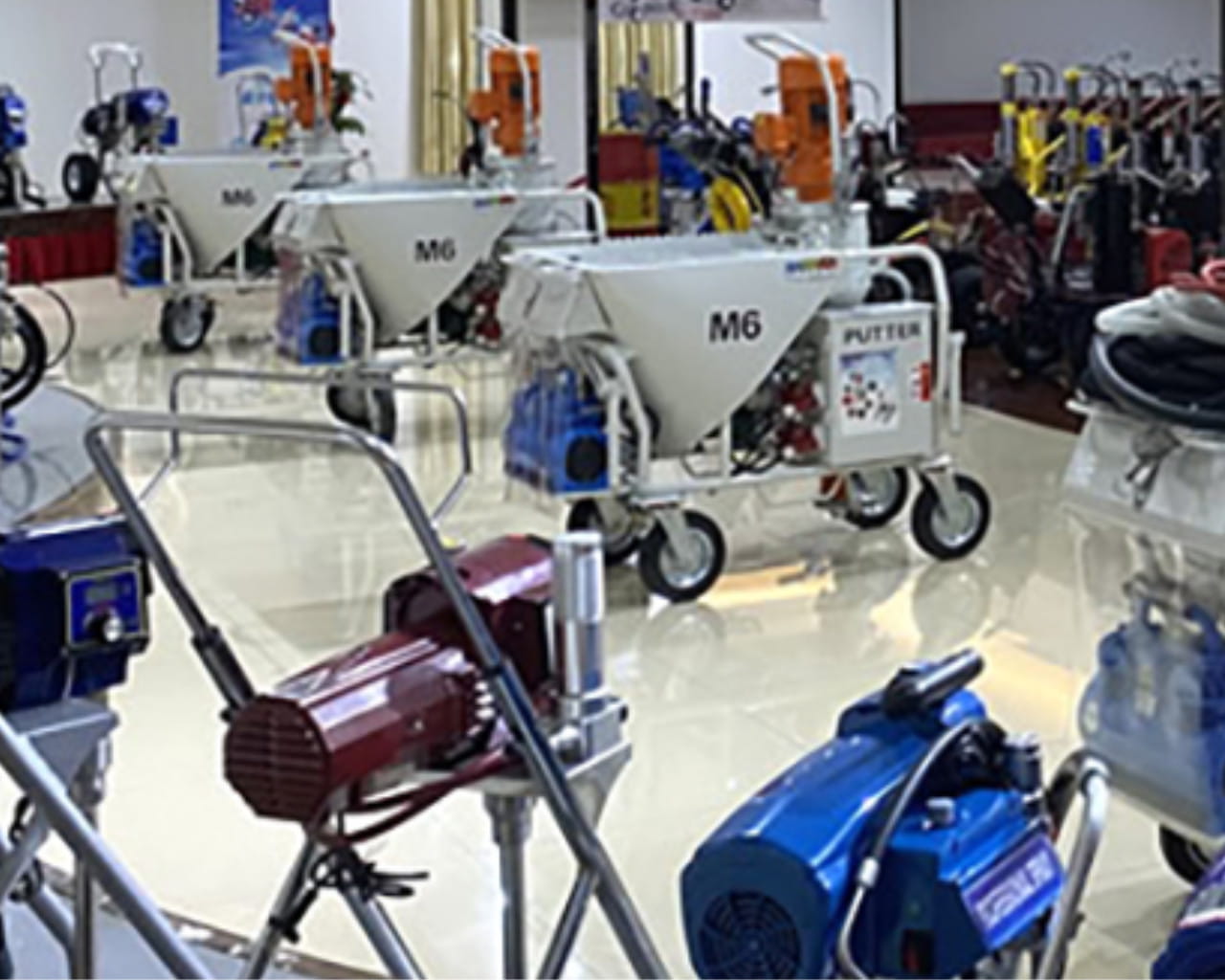 Macchine airless traccialinee di segnaletica stradale